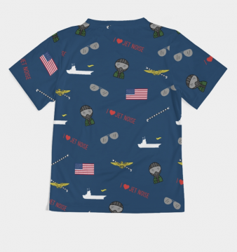Tailhook Kids Pilot & NFO Custom Printed T-shirt